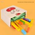 Simulation French Fries Color Matching Game Sensory Potato Chip Pairing Game. 