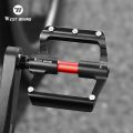 WEST BIKING 3 Bearing Bike Pedals Aluminum Alloy Anti-Slip MTB Road Bicycle Flat Pedals Hollow Lightweight Mountain Bike Parts. 