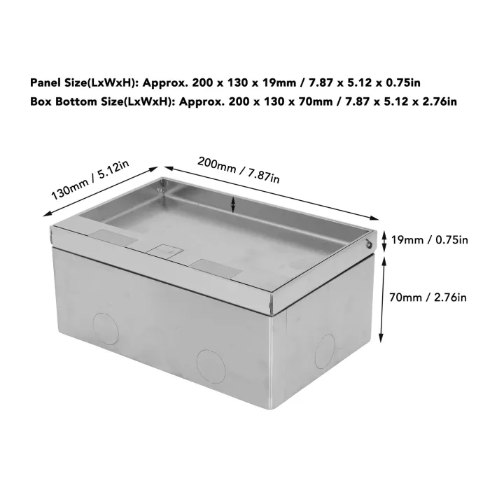 Recessed%20Floor%20Outlet%20Kit%20Strong%20Flexibility%20Embedded%204KW%20Recessed%20Floor%20Outlet%20Box%20High%20Density%20Seal%20AC250V%20with%20Cover%20for%20Office%20-%20Image%208