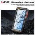 ANENG 681 Smart Digital Multimeter 6000 Counts Non-contact Voltage Tester AC/DC Voltmeter Ammeter Touch Screen Current Tester. 