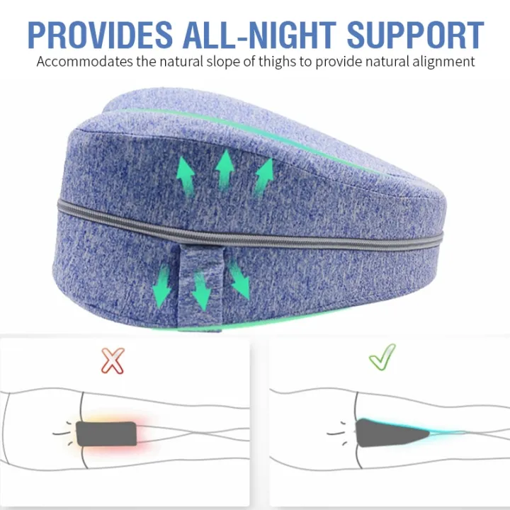 BST%20Orthopedic%20Leg%20Pillow%20Memory%20Foam%20Ergonomic%20Knee%20Pillow%20For%20Side%20Sleepers%20Knee%20Pillow%20For%20Back%20Pain%20Leg%20Cushion%20For%20Sleep%20-%20Image%203