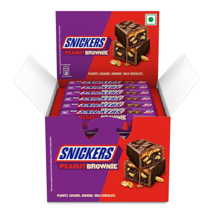 Snickers Peanut Brownie 24g (Box of 24)