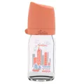 WIDE NECK GLASS FEEDER 160ML-NP CITY ORANGE. 