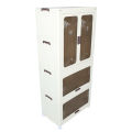 Foldable Wardrobe Organizer 360 Degree Universal Wheels Portable Wardrobe Closet for Cloakroom. 