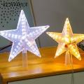 Luminous Christmas Tree Star Led Lighted Star Tree Topper Waterproof Reusable Christmas Tree Decor High Brightness Holiday Ornament for Home Office New Year Indoor Decoration Christmas Tree Topper. 