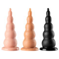 18+ Pagoda Unisex Masturbator Anal Sex Manual Silicone Simulated Penis Adult Toy Sex Toy. 