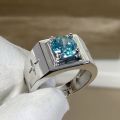 【ZIME】YUZ  White  1 Carat 6*8mm Water Drop Gemstone Ring Excellent Cut Diamond Test Past D Color Moissanite Morning Dew Ring. 