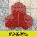 DIY Plastic Garden Paving Mold DIY Manually Paving Maple Leaf Walkway Mold Pathway Pavement Mold for Lawn Patio Garden. 