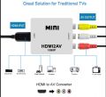 HDMI to AV Converter HDMI2AV Switch HDMI to 3RCA RCA Converter HDMI2RCA CVBS NTSC/PAL TV converter VHS DVD Cp 1_1_750 L. 