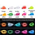 Car Neon LED Strip Light Decoration Flexible Atmosphere Lamp Auto Ambient Strip Party Room Motorcycle Bicycle Decorative Lights-ice blue-5M. 