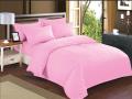 Egyptian Cotton Striped Bedsheets Pink Colour. 