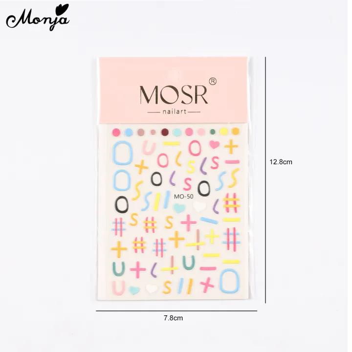 Monja%205D%20Nail%20Art%20Stickers%20Cute%20Lines%20Cartoon%20Embossed%20Colorful%20Heart%20Patterns%20Reliefs%20Adhesive%20Decals%20DIY%20Nail%20Art%20Decoration%20Tools%20-%20Image%205