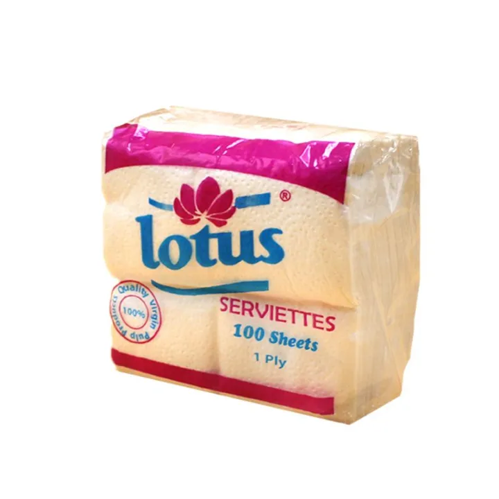 100 Paper Serviettes Paper Handkerchief Paper Tissue Paper Pack