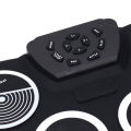 Roll Up Electric Drum Set Portable Lightweight 9 Pads Electronic Drum Kit. 