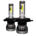 A Pair of COB H4 120W 26000LM LED Car Headlight Kit Hi/Lo Turbo Light Bulbs 6000K. 