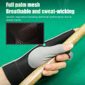 Professional Billiards Gloves Lightweight And Breathable Three Finger Gloves Snooker Billiards Non Slip Gloves Single Pack Sunlight Mall. 