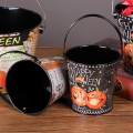 Halloween Pumpkin Buckets Trick or Treat Bucket for Party Supplies Props. 