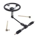 Go Kart Steering Wheel Kit UTV Steering Wheel Assembly Kit Metal Universal Fit Enhanced Driving Experience for 110cc 125cc 140cc 150cc Vehicles. 