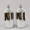 500ml shampoo bottle Sleek Leak-proof Plastic Electroplating bottle Portable Sub-bottling PET bottle for Bathroom Shower. 
