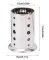 Spoon Holder Stainless Steel Cutlery Drainer Kitchen Utensils. 