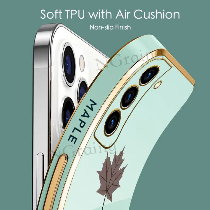 Fashion%20Plating%20Maple%20Leaf%20Pattern%20Phone%20Case%20for%20OPPO%20A17%204G%202022%20New%20Design%20Soft%20Plating%20Silicon%20Back%20Cover%20Casing%20-%20Image%203