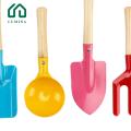 Lumina Kids Gardening Tool Kids Beach Sand Toys Set with Wooden Handle Spoon Fork Trowel Rake Gardening Tools for Outdoor Fun Children's Gardening Equipment Children Outdoor Activity Set. 