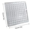 【Best value】 New Transparent Magnetic Seashell Display Box Mini Plastic Seashell Storage Box Large-capacity 36/64/100 Grids Seashell Collection Case. 