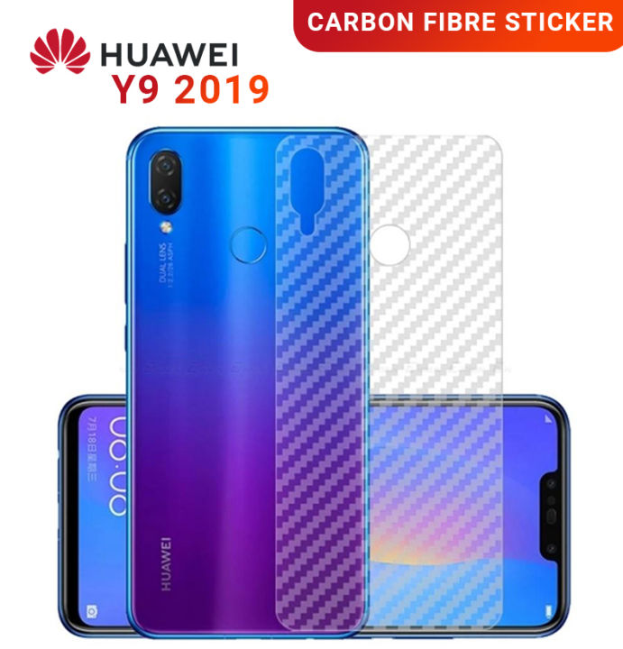Clear Slim Transparent Carbon Fiber Film Mobile Phone Back Skin Rear ...