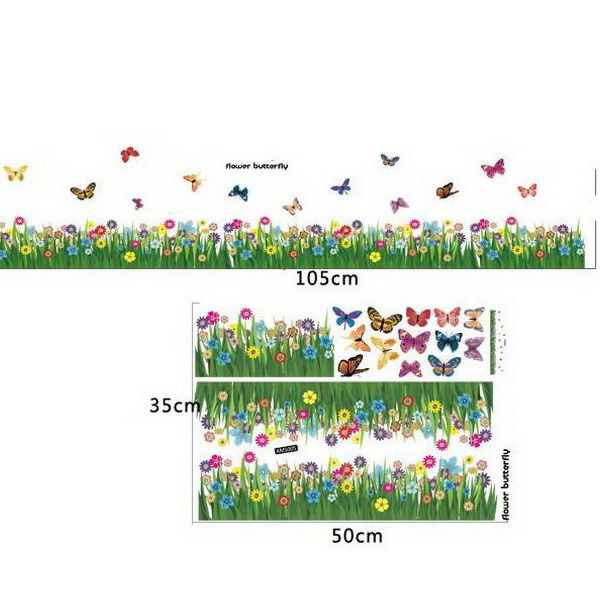 Flower%20Wall%20Stickers%20DIY%20Door%20Decor%20Butterfly%20Art%20Vinyl%20Decal%20Colors%20Kids%20Room%20Life%20-%20Image%208