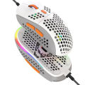KOKKO M8 Ergonomic Gaming Mouse Adjustable 800-6400dpi Rgb Lighting Wire-controlled Mouse For Computer Notebook. 