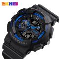 SKMEI Sports Chronograph Dual Display Alarm 50M Waterproof Watches For Men Women 1688. 