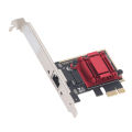 2.5G PCIe Network Adapter RJ45 Interface PCI Express Gigabit Ethernet Card Professional Aluminium Alloy for Desktop Computer. 