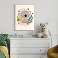 Animal wall art for baby room / kid’s room - picture frames - Koala. 