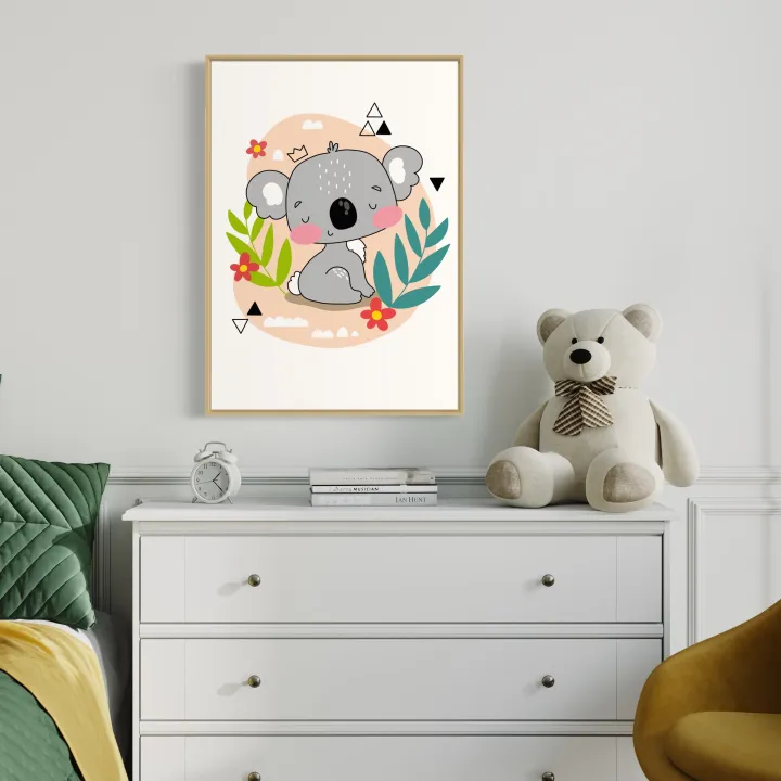 Animal%20wall%20art%20for%20baby%20room%20/%20kid%E2%80%99s%20room%20-%20picture%20frames%20-%20Koala%20-%20Image%203