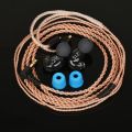 DIY MMCX SE215 stereo 3.5MM Hi-FI In ear Earphones With Separate Cable headset For Shure SE535 MMCX headphone. 