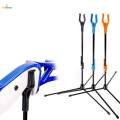 Recurve Holder Bow Tripod 18.9" Height Folding 3 Legs Detachable Supply Bow Rack for Takedown Bow Compound Recurve Bow. 
