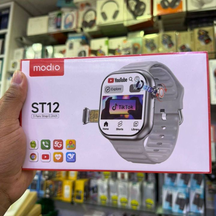 Modio ST12 Smart Watch Android 2.2 Inch Full Screen Display With SIM ...