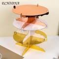 Cake Stand Easy Installation Stylish Practical Single Layer Round Cupcake Stand Perfect for Parties Events Sturdy Cupcake Holder. 
