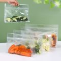 1PC PET Fresh Bag Silicone Food Storage Containers Leakproof Reusable Stand Up Ziplock Bags Kitchen Food Organizer. 