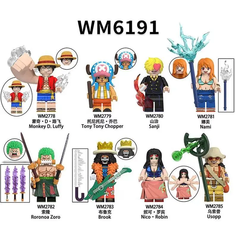 Low price】WM6191 Compatible with LEGO One Piece Monkey D. Luffy D