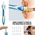 Find Back Ear Wax Removal – Silicone Smart Swab Disposable Ear Wax Cleaner System With 16 Replacement Heads. 