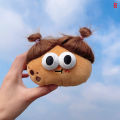 Potato Stuffed Toy Coin Purse Keychain Change Bag Zipper Wallet Cartoon Pendant Mini Zipper Wallet. 