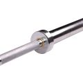 Mansa TUFF Fitness Olympic Training Barbell, 5 FT Electro Plating Finish, 28MM Shaft, Rated 500 LB, Weightlifting Bar. 