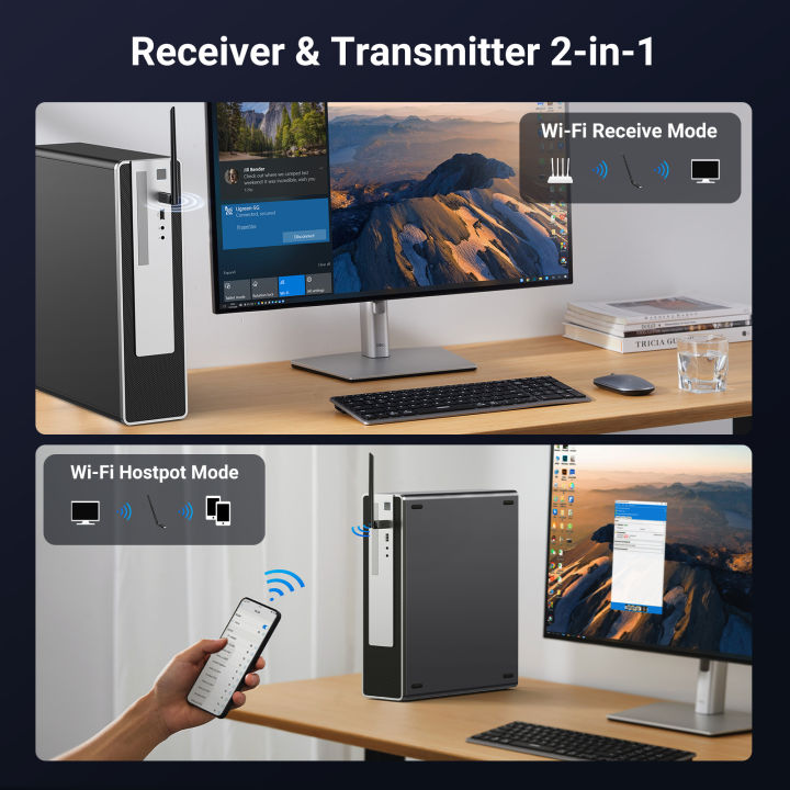 UGREEN%20WiFi%20Adapter%20AX900%20WiFi%206%20Dongle%202-in-1%206dBi%20High-Gain%20External%20Antennas%20USB%20Network%20Card%20Flexible%20Antenna%20Adjustment%20-%20Image%204