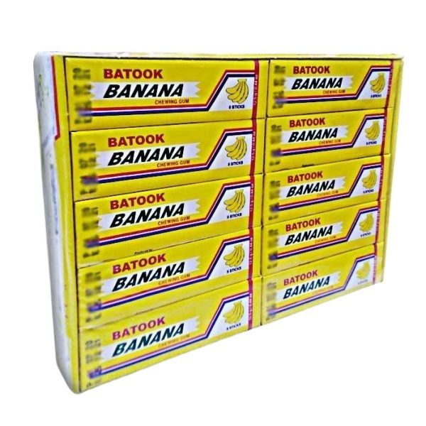 Batook BANANA Chewing Gum 12.5g x (20pack)