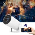 HY300 New 2024 4K Android 11 Home Cinema Outdoor Portable Projetor. 