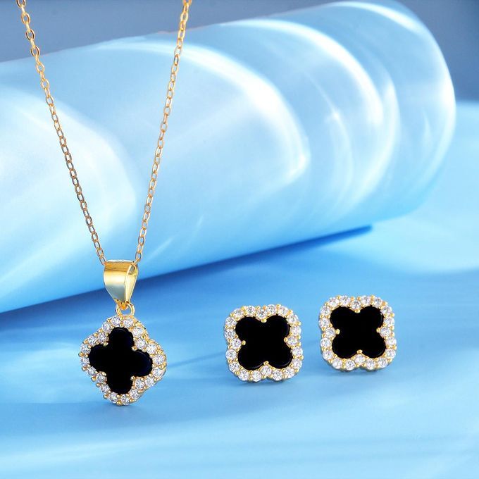 Clove%20chain%20and%20earnings%20style%20Fashion%20Stainless%20Steel%20Necklace%20Woman%20Lucky%20Three-petal%20Flower%20Clover%20leaf%20Flower%20Simple%20Clover%20Elegant%20Womens%20Necklaces%20Pendant%20Charm%20Jewelry%20Accessories%20necklace%20girl%20moon%20clavicle%20pendant%20love%20you%20Sunlight%20Mall%20-%20Image%203