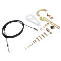 Hard Column Shift Linkage Kit Convenient Installation Transmission Column Shift Linkage Kit for 2004R 4L60 4L80E Transmission. 