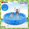 Intime 3 Ring Swimming Pool - 130cm Portable 3 Layer Circle Baby Swimming Pool. 