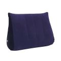 Triangular Inflatable Wedge Body Pillow Cushion Yoga Posture Aid Leg Elevation for Sleeping Travel. 